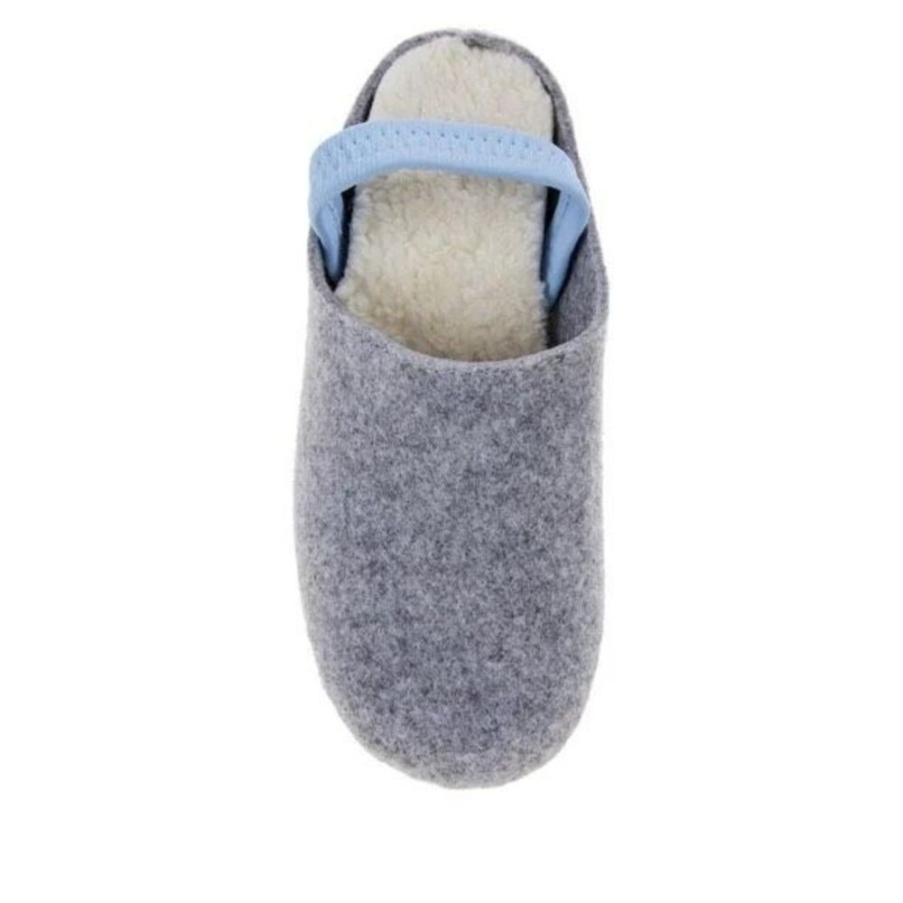 Clearwaters Comfort Slingback Slipper Clog Sherpa Lined Gray Blue EUR 45 NEW - Picture 2 of 11